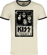 Kiss Ringershirt Herren In Concert - Ringer S...