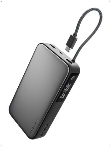 20000mAh Portable Charger with Built-in Cables & 100W USB-C Power Bank-image