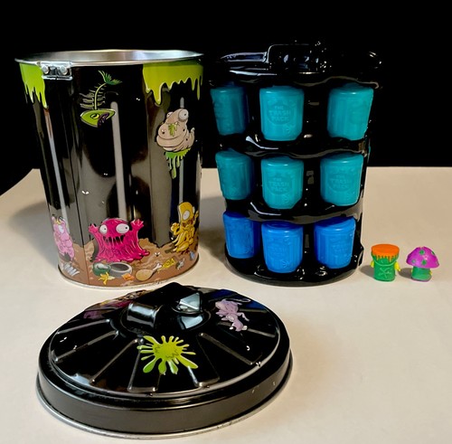The Trash Pack Series3 Black Collectors Tin 18 Bins 2 Figures W/Guide Set Of 22 - Picture 6 of 15