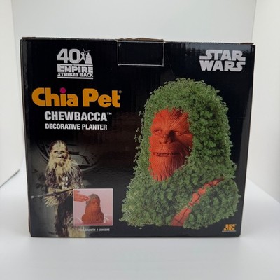 Star Wars Chia Pet Chewbacca Decorative Planter 40th Empire Strikes Back NEW