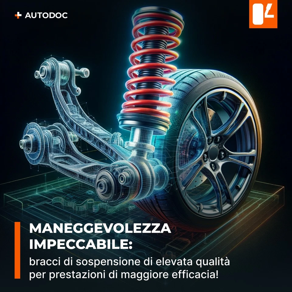 MAPCO 51874 Braccio oscillante sospensione ruota per AUDI A6 Avant (4F5, C6) - Immagine 3 di 4