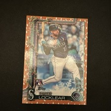 Topps 2025 Holiday Tyler Locklear #H165 Seattle Mariners MLB Rookie Card