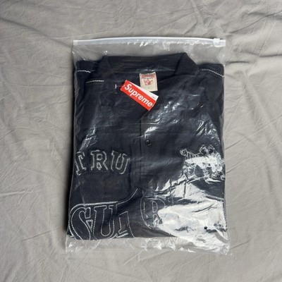 Supreme True Religion Poloshirt mit Applikation Gr. L schwarz