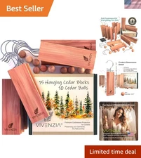 Cedar Blocks Cedar Balls Closet Fresheners Wardrobe Deodorizer 25 pcs