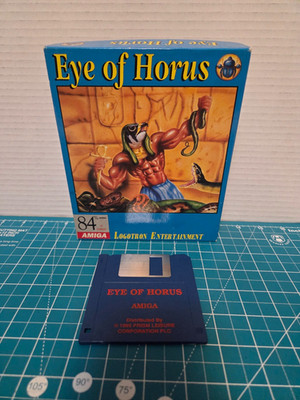 Eye of Horus (1991) Commodore Amiga works 16-bit Video Game Vintage Big Box