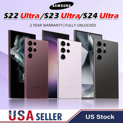 #ad Samsung Galaxy S24 Ultra S23 Ultra S22 Ultra 128GB Unlocked amp; 45W Chargers Lot $247.99