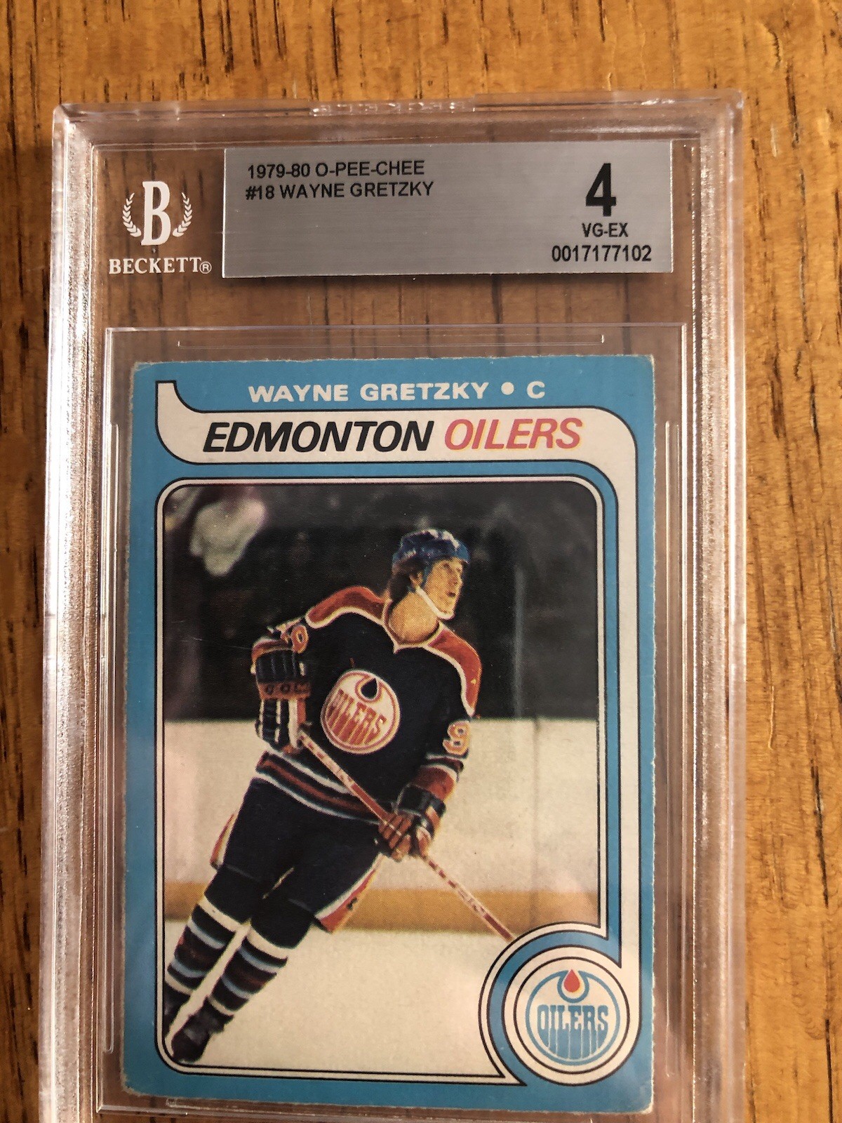 1979-80 O-Pee-Chee Wayne Gretzky #18 (RC) BGS 4 Rookie 79 OPC not Topps PSA
