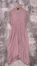 Hatch Dress 1/ US Small Womens Floral Print Sleeveless Belted Maxi Maternity