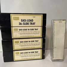 Sears "EASI-LOAD SLIDE TRAY " Lot Of 5. Vintage. By Sears, Roebuck And CO. USA
