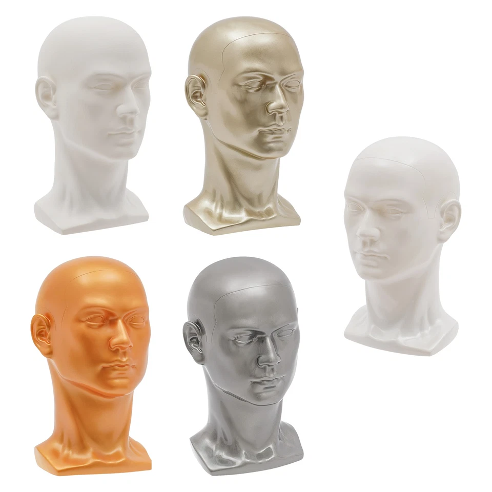 Schaufensterpuppe Kopf Modellkopf Perückenkopf Dekokopf Männliches Kopfmodell - Bild 4 von 4