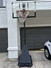 Spalding NBA 54" Portable Angled Basketball Hoop (66673WT)