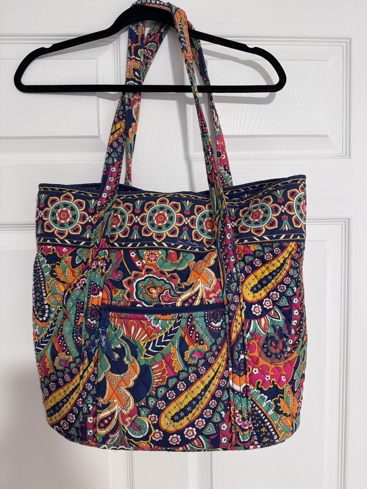 Vera Bradley Large Shoulder Tote Bag Retired Venetian Paisley