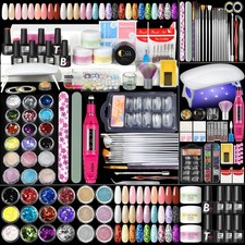Acrylic Nail Kit for Beginners with Everything Professional Acrylics Powder 6...