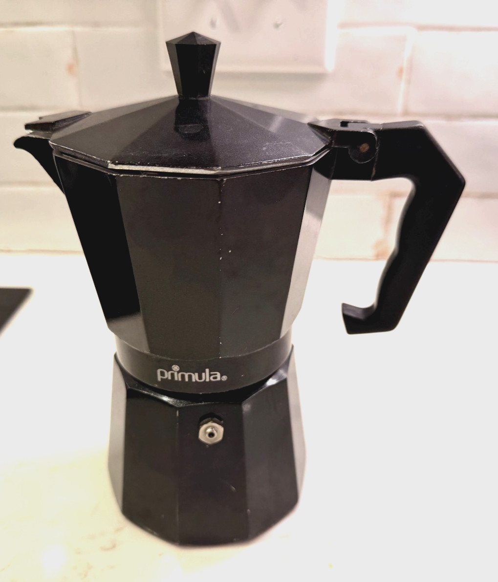 Primula Classic  Black Stovetop Espresso and Coffee Maker, M