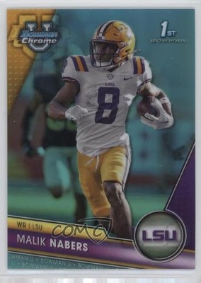 2023 Bowman U Chrome Aqua Refractor 39/299 Malik Nabers #74 14wi