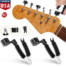 2PCS Guitar String Winder Cutter Pin Puller 3 In 1 Guitar Maintenance Tool USA
