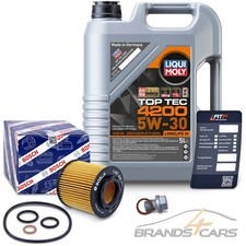 BOSCH ÖLFILTER + 5l 5W-30 FÜR BMW 1-ER E81 3-ER E46 E90 5-ER E60 X1 X3 N40 - N46