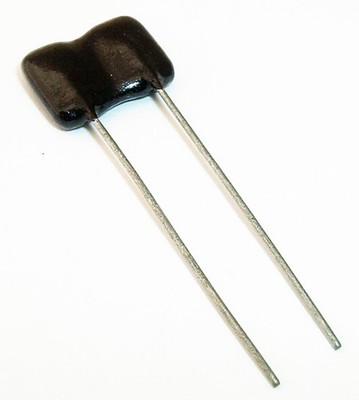 100pF, 500 Volt, Dipped Silver Mica Capacitor, +/-5%, 125 DegC., 