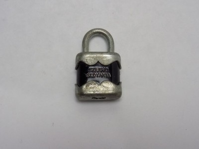 VINTAGE DUPLO 15 TOKOZ MINI PADLOCK - MADE IN CZECHOSLOVAKIA / NO KEY