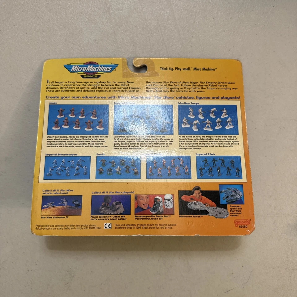 👽STAR WARS De Colección 1995 Micro Máquinas Pilotos Rebeldes Paquete Nuevo Difícil de Encontrar👽 Foto 2 de 2