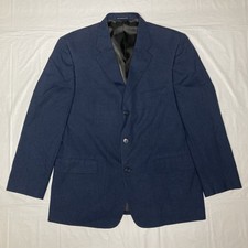 NEW Men  s 42R Stafford Essentials Navy Blue Classic Fit Sports Coat Blazer