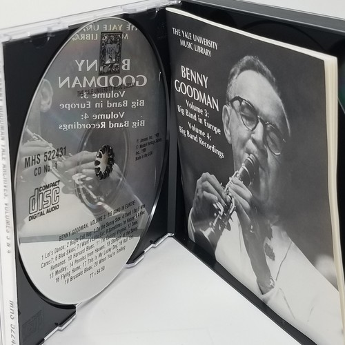 Benny Goodman Yale University Volume 3 + 4 CD + Quad Case + Free Outer Sleeve - Picture 2 of 3