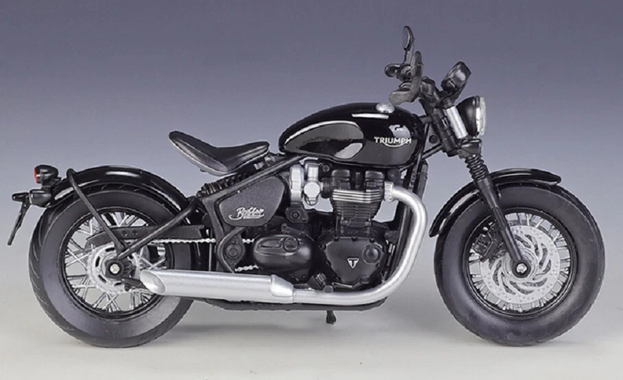 Welly 1:12 2022 TRIUMPH Bonneville Bobber Diecast Motorcycle Bike Model - Image 2 of 4