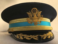 US Army Officer M1912 Dress Blue Cap for Infantry Field Grade officer 7 1/8