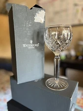 2 Waterford crystal wine glasses. Baloon style. brand new