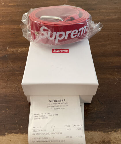 Supreme Repeat Leather Belt