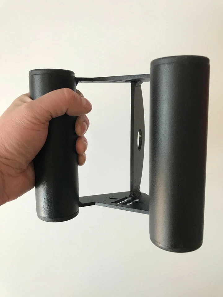 Multi Gym Training Cable Attachment Double Seated Row V Handle Lat Twin Grip Bar - Image 2 of 4