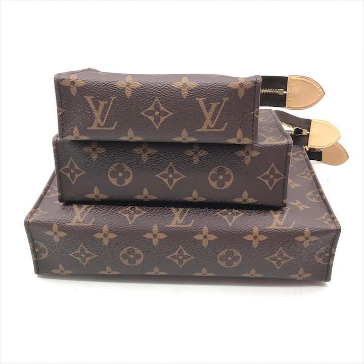 LOUIS VUITTON Takashi Murakami Monogram Trio Posh Toilette Pouch