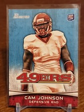 2012 Bowman Football Card #115 Cam Johnson Rookie