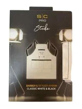 StyleCraft Studio Barber & Stylist Apron No-Tie Design Premium 100% Polyester