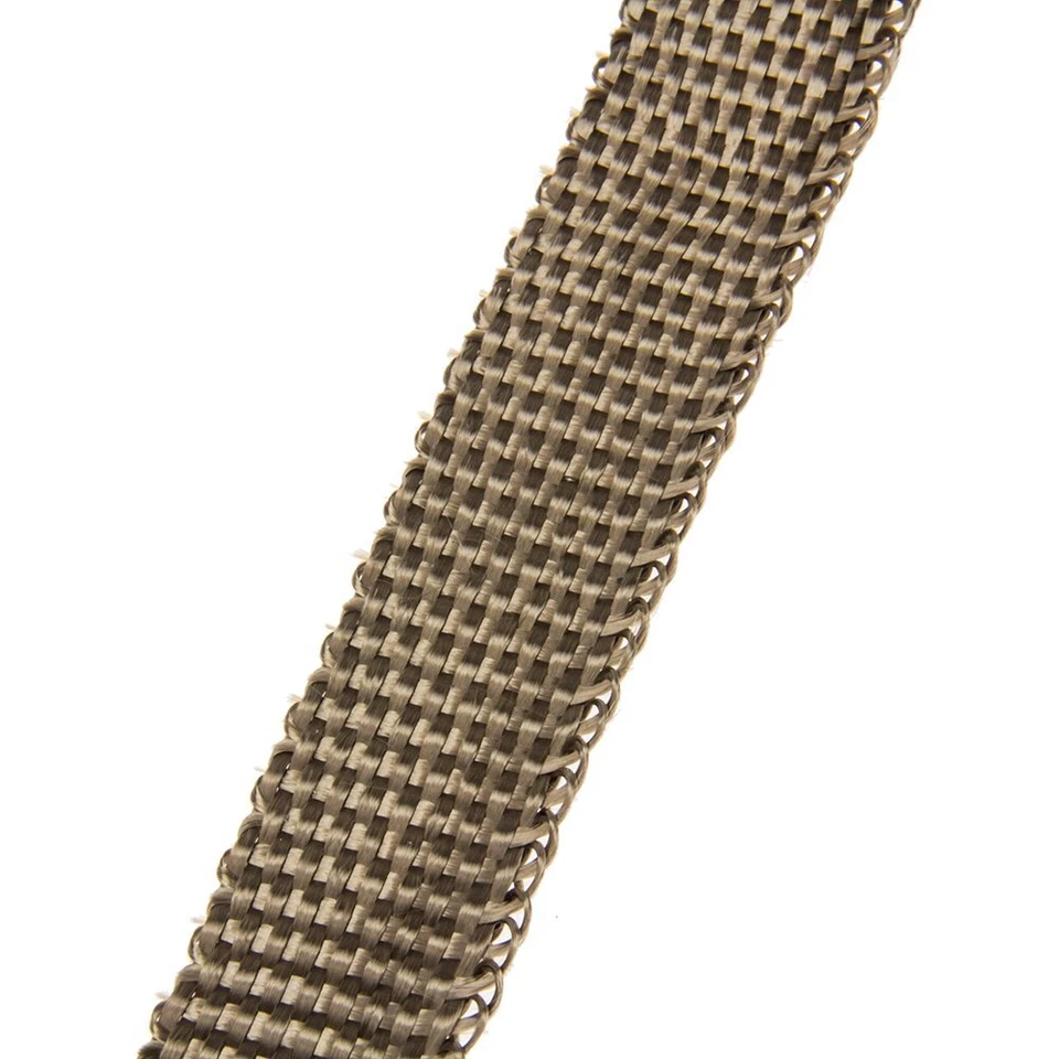 Escape de titanio/cabezal envoltura térmica, rollo de 1" x 50' con kit de lazos de acero inoxidable EE. UU. Foto 4 de 4