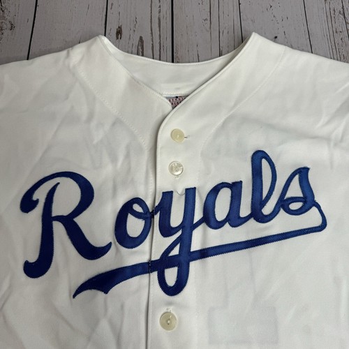 Kansas City Royals Majestic Stitched Baseball Jersey Womens Large #10 Hampton - Picture 2 of 11