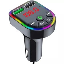 In Car Bluetooth FM Transmitter Radio MP3 Wireless Adapter Car Kit USB Charger 2