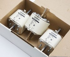 3x Siemens 3NA3 362-6 3NA3362-6 NH 3 690V 425A fuse block -unused/original packaging-