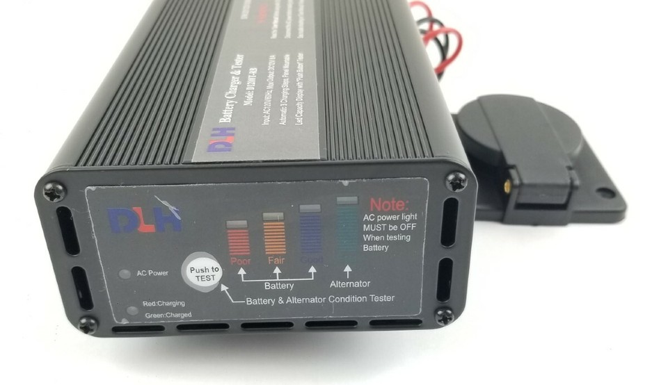 8 Amp Battery Charger and Tester for Load Trail Dump Trailers eBay