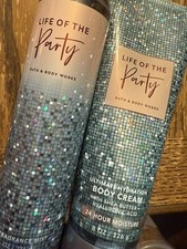 NEW BATH  BODY WORKS LIFE OF THE PARTY  BODY FRAGRANCE MIST  CREAM SET   