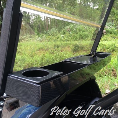 golf cart dash tray club organizer ezgo yamaha universal fiber carbon carts accessories precedent parts storage basket