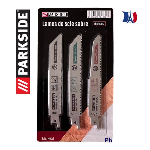 Lames Scie Sabre Parkside