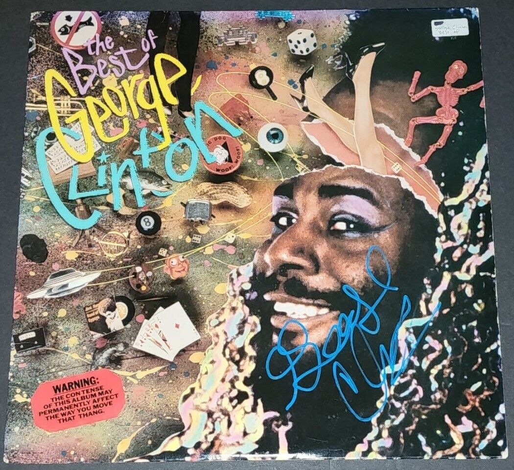 GEORGE CLINTON　アナログ盤 George Clinton Signed Autographed The Best Of Album Vinyl LP