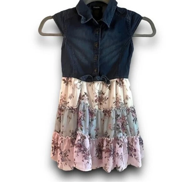 Flowy skirt top shirt dress