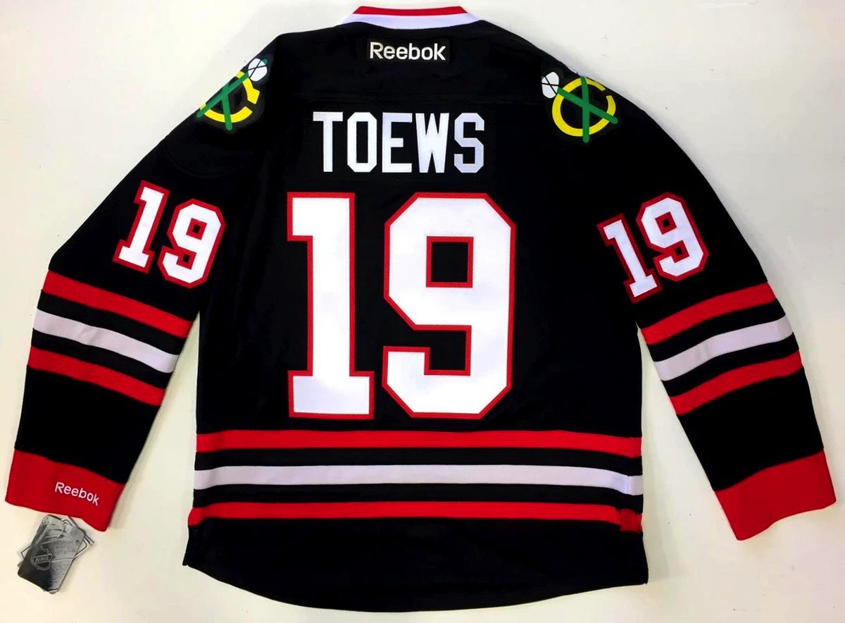 Youth Chicago Blackhawks Jonathan Toews White Away Premier Player