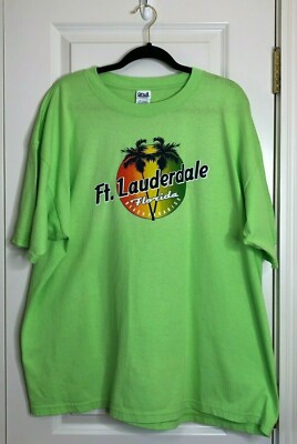  Pre-Shrunk Ft. Lauderdale T-Shirt, Size 2X (unisex)