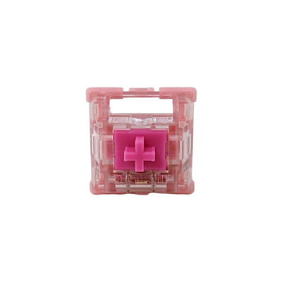 Gazzew Boba Gum Pink RGB Silent Linear Switches lot for Mechanical Keyboard