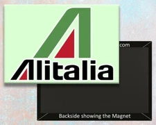 Alitalia Airlines Logo Handmade 3.25" x 2.25" Fridge Magnet  (LM14198)