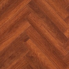 Berry Alloc - 8mm Chateau Herringbone Laminate Floor - Merbau Brown - 16.32m2