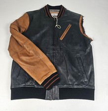 PME Legend Bare Metal Leder Bomberjacke Größe L